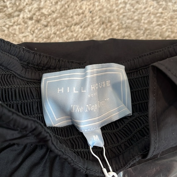 NWT Hill House Akilah Nap Dress in Black Poplin M - Picture 7 of 8